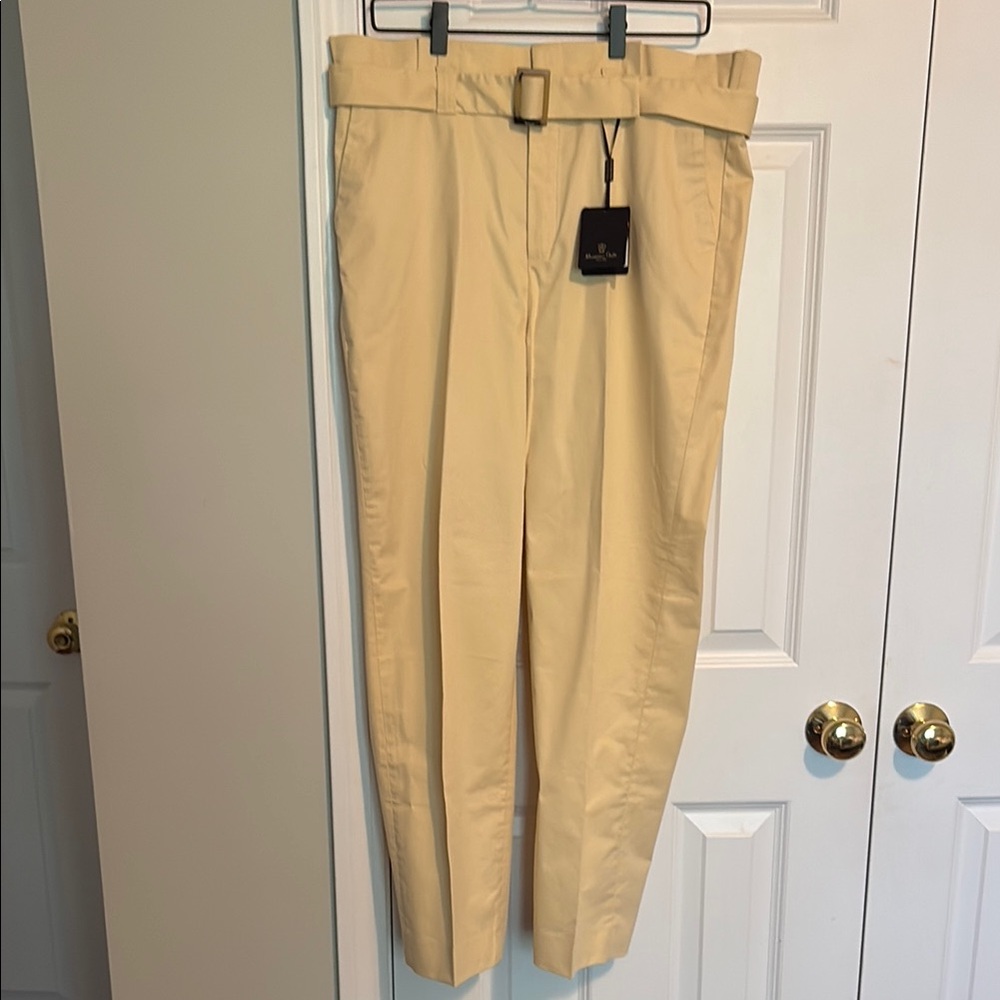 NWT Massimo Dutti Belted Pants